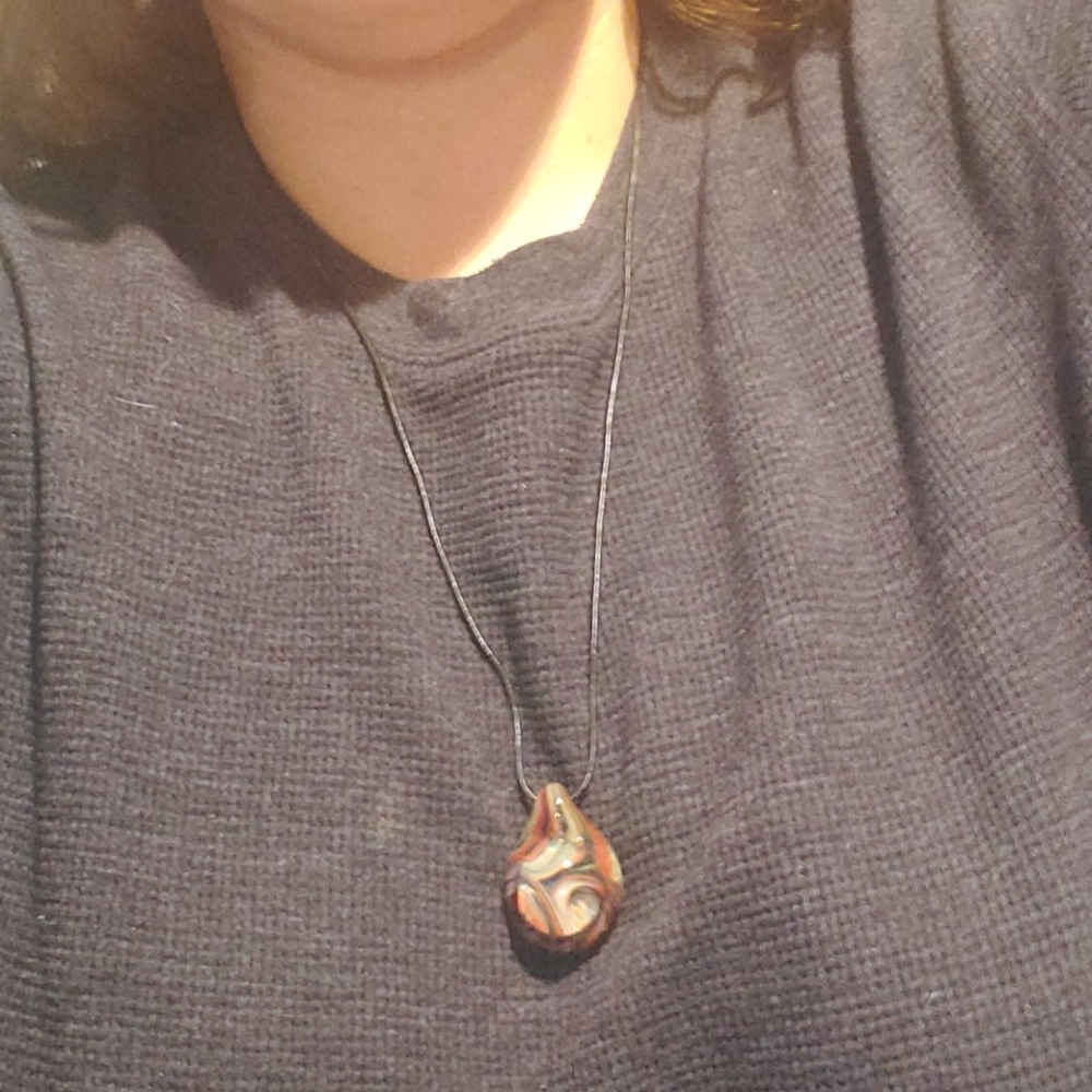 Trippy Glass Pendant